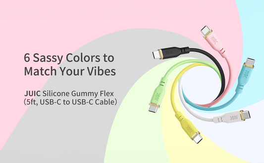 USB-C 5ft 1.5m 100W Colorful Luxury Silicone Fast Charging Cable